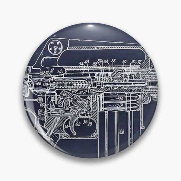 Item preview, AR15 Blue Print Plan designed and sold by iconic-arts.