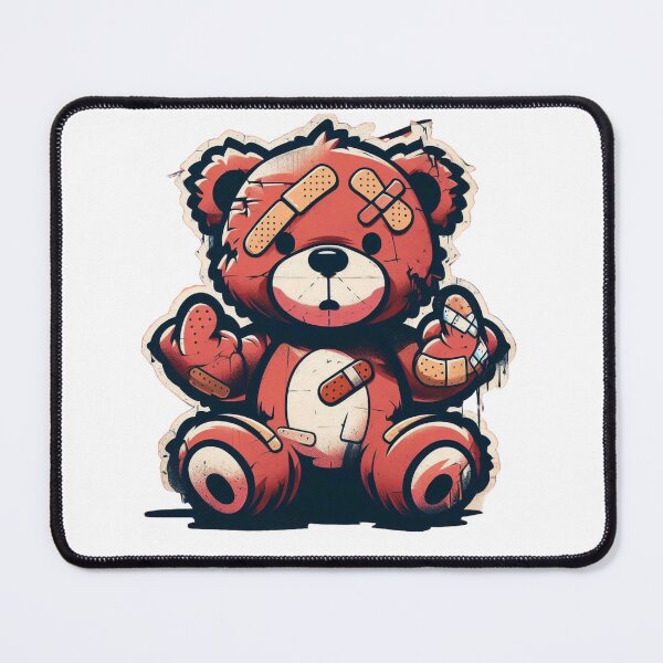 Item preview, teddy bear with bandages designed and sold by BitWorks.