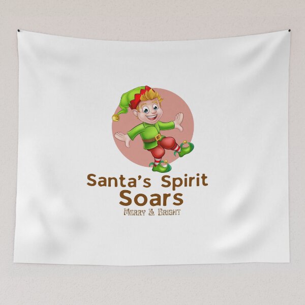 Item preview, Santas spirit soars christmas designed and sold by BreadnButter97.