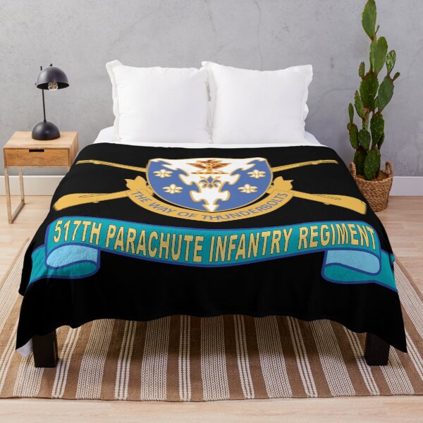 Artikelvorschau, Armee – 517. Fallschirm-Infanterieregiment – DUI w Br – Band X 300 entworfen und verkauft von Military Insignia Products.