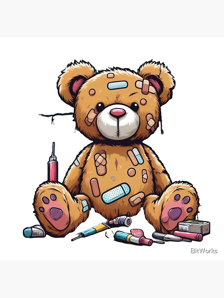 Teddy bear with bandage online