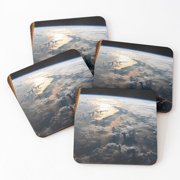 Item preview, STK205064S-The Sun's glint beams off the Celebes Sea in southeast Asia over Indonesia. designed and sold by StocktrekImages.