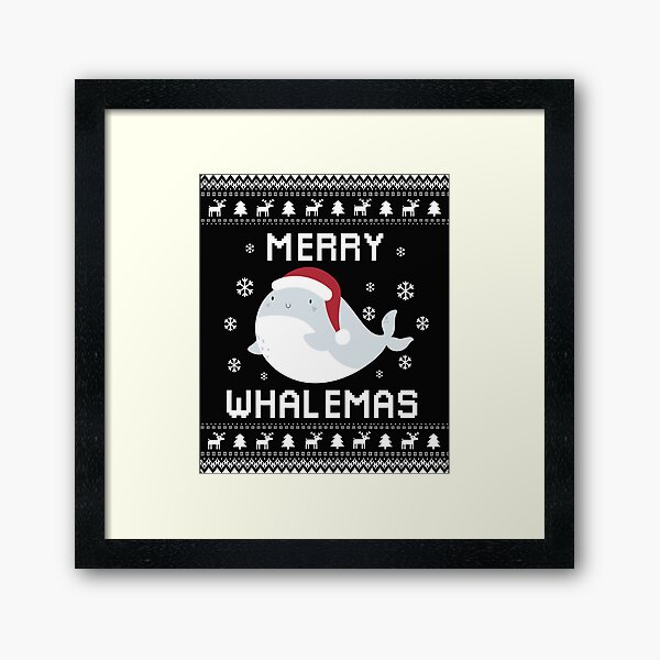 Item preview, Sea mammal, Marine mammal, Gift, Merry Christmas, Christmas Gift, Merry Whalemas designed and sold by LusterCraft.