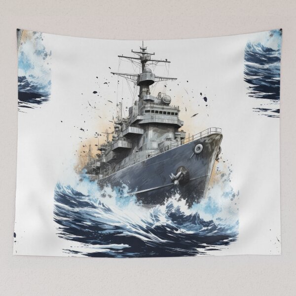 Item preview, Battle Ship: Unveiled Maritime Might designed and sold by Piotrek0001.