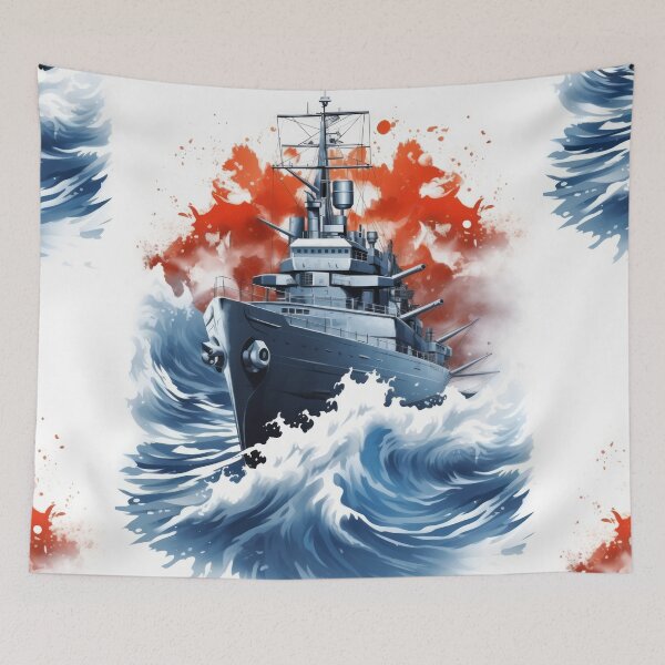 Item preview, Battle Ship: Unveiled Maritime Might designed and sold by Piotrek0001.