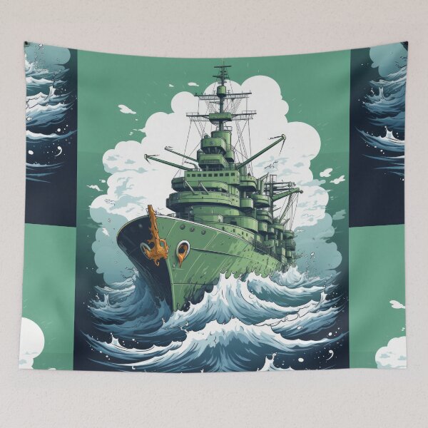 Item preview, Battle Ship: Unveiled Maritime Might designed and sold by Piotrek0001.