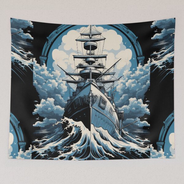 Item preview, Battle Ship: Unveiled Maritime Might designed and sold by Piotrek0001.