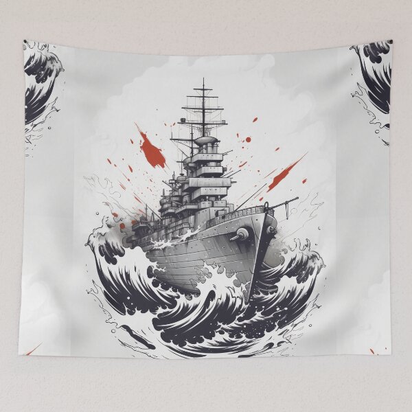 Item preview, Battle Ship: Unveiled Maritime Might designed and sold by Piotrek0001.