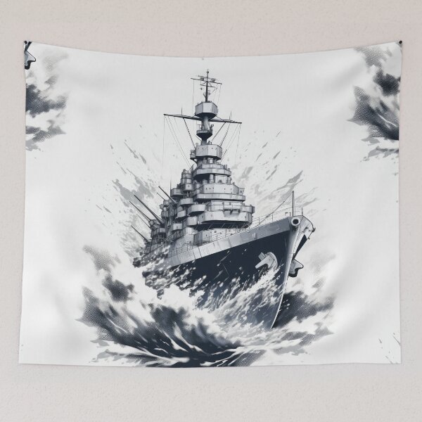 Item preview, Battle Ship: Unveiled Maritime Might designed and sold by Piotrek0001.