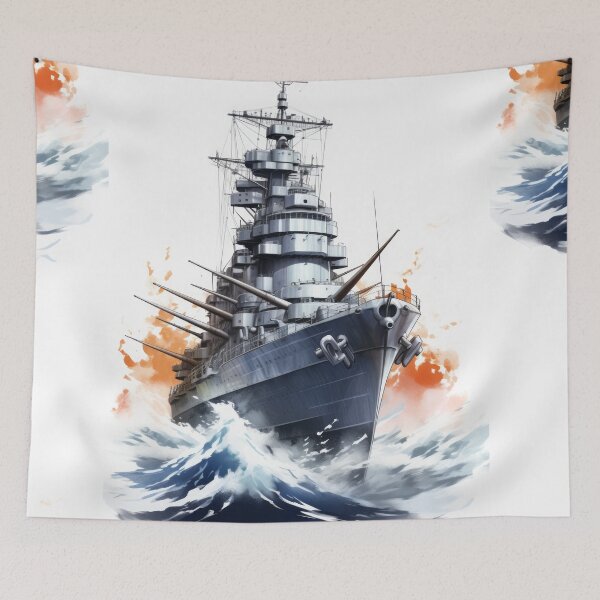 Item preview, Battle Ship: Unveiled Maritime Might designed and sold by Piotrek0001.