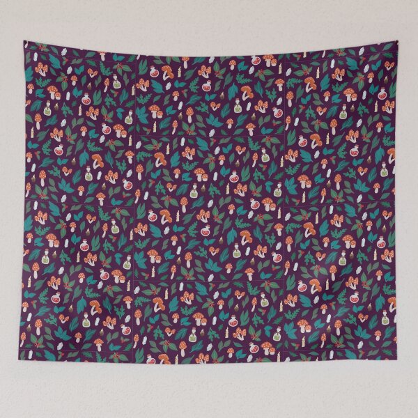 Item preview, Magical Mushroom Forest (purple) designed and sold by Linexy.