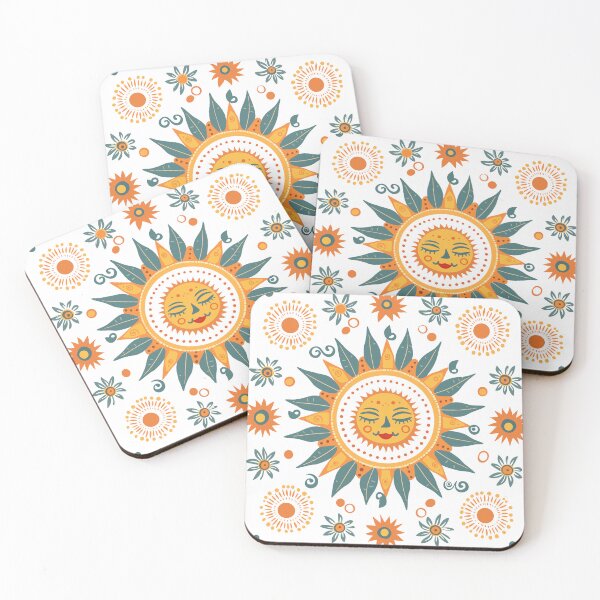 Item preview,  Vintage Folk Art Sun designed and sold by ImprintMage.