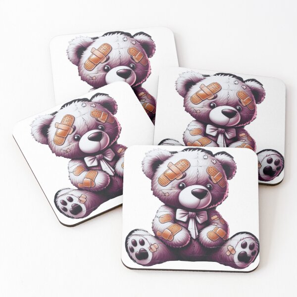 Item preview, teddy bear with bandages designed and sold by BitWorks.