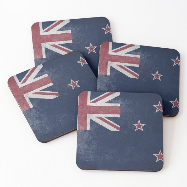 Item preview, Distressed, Old, Faded & Worn Flag of New Zealand (Aotearoa) designed and sold by STUDIO-72.