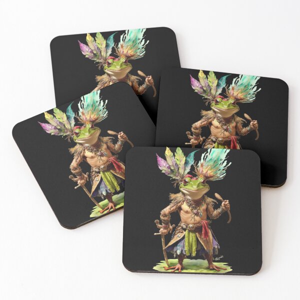 Item preview, frog shaman designed and sold by EuropeanPrints.