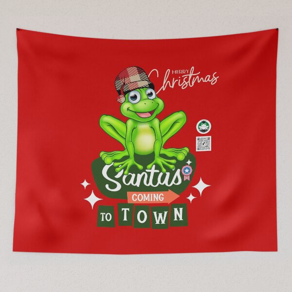 Item preview, Happy Frog Prince NFTs, Merry Christmas, https://opensea.io/collection/happy-frog-prince designed and sold by TPOP-SOFTPOWER.