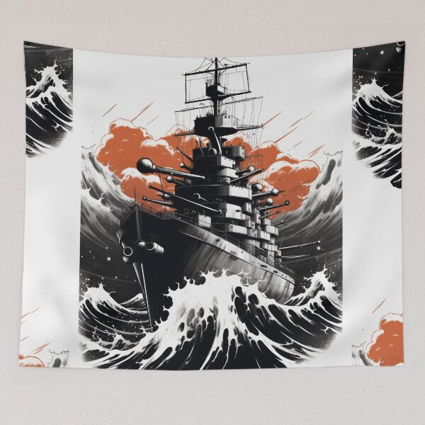 Item preview, Battle Ship: Unveiled Maritime Might designed and sold by Piotrek0001.