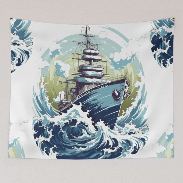 Item preview, Battle Ship: Unveiled Maritime Might designed and sold by Piotrek0001.