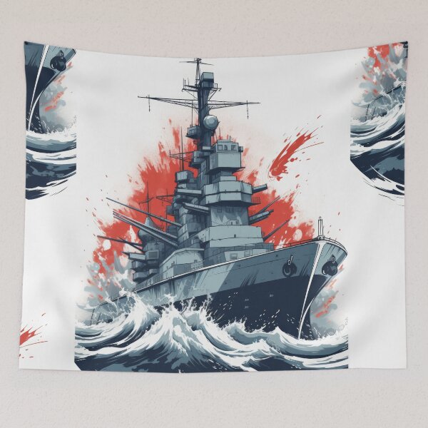 Item preview, Battle Ship: Unveiled Maritime Might designed and sold by Piotrek0001.