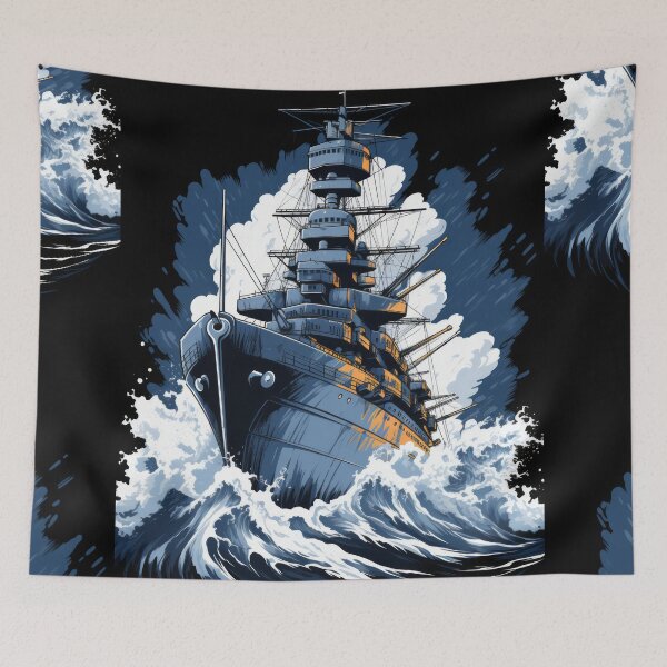 Item preview, Battle Ship: Unveiled Maritime Might designed and sold by Piotrek0001.