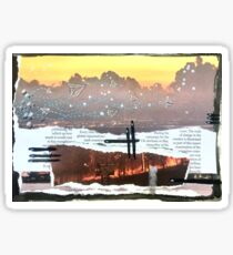 Multi Media - Paper Planes on Fire Sticker