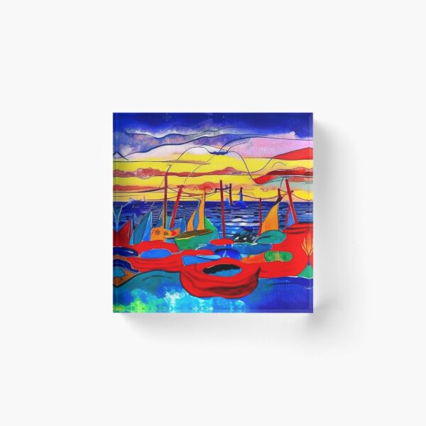 Item preview, Dinghies sail past designed and sold by George Hutton Hunter.