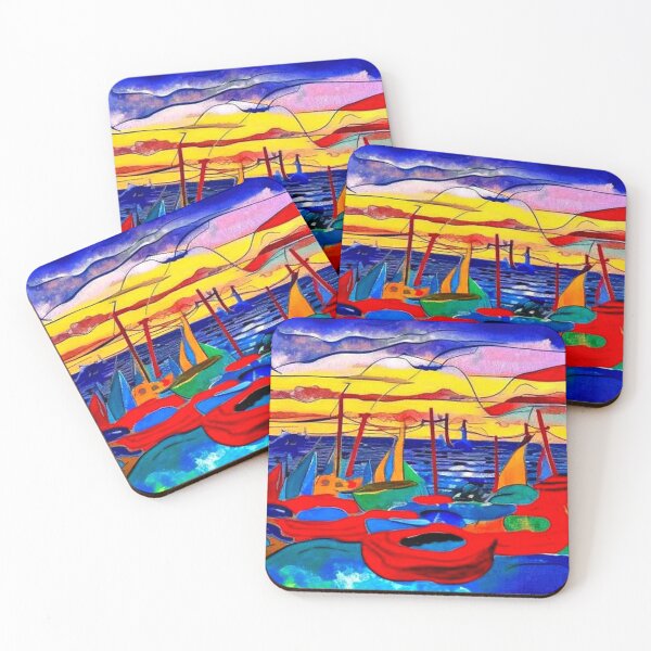 Item preview, Dinghies sail past designed and sold by George Hutton Hunter.