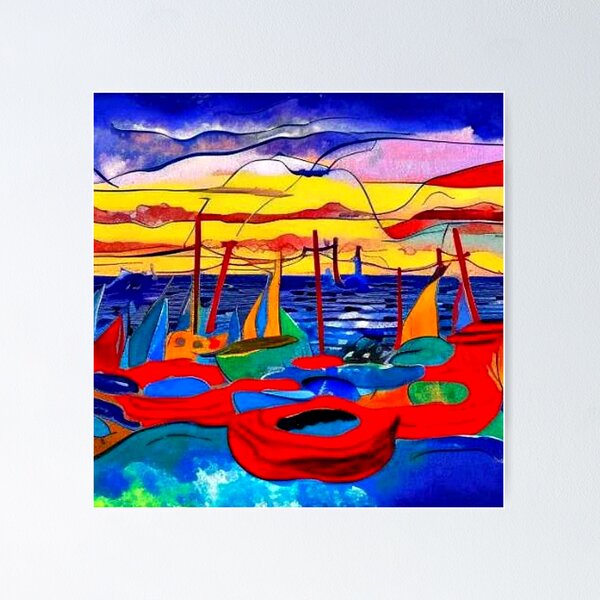 Item preview, Dinghies sail past designed and sold by George Hutton Hunter.