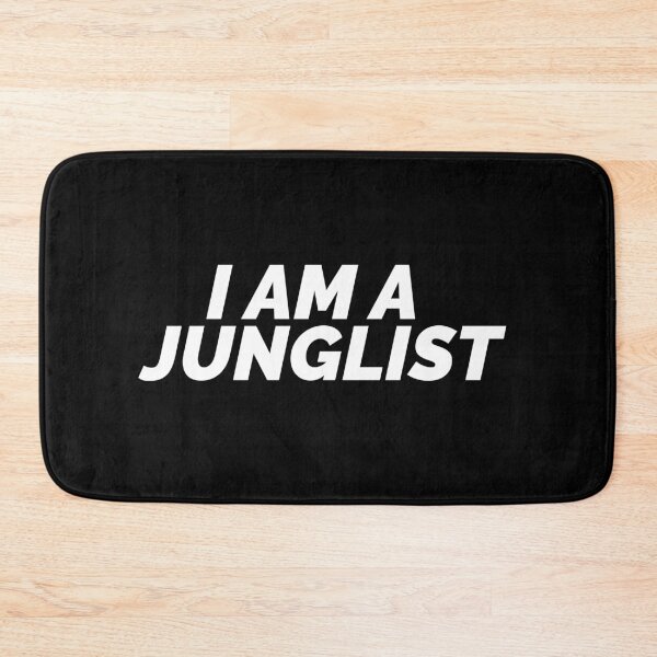 Item preview, I am a Junglist - Drum and Bass White Text Jungle designed and sold by Lovers and Ravers.