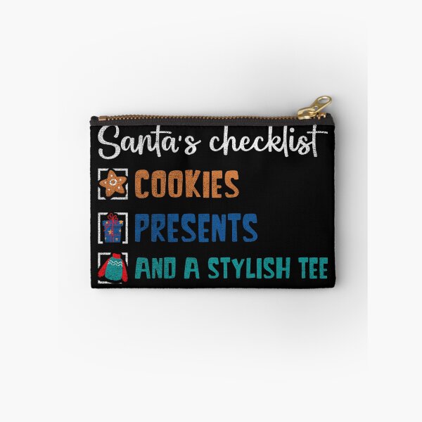 Item preview, Santa's Stylish Christmas Checklist T-shirt designed and sold by Dirty Coast.