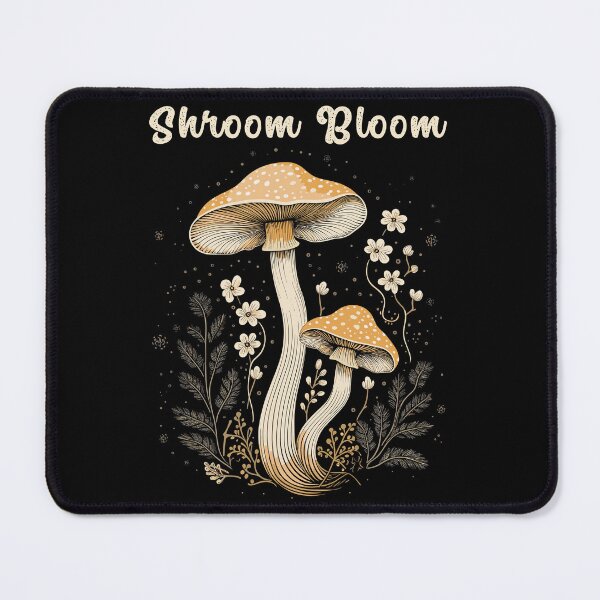 Item preview, Mushrooms With Flowers Shroom Bloom designed and sold by CosyTeal.