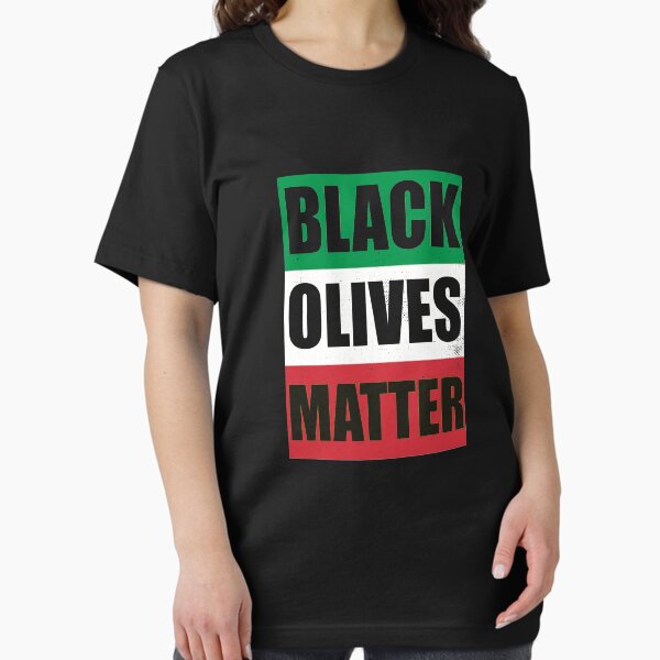 Item preview, Funny Italian Food Black Olives Matter Italy Flag designed and sold by rainydaysstudio.