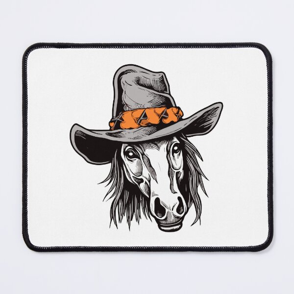 Item preview, Hat-Clad Halloween Horse Bold Outline Delight designed and sold by DigitalGraphic1.