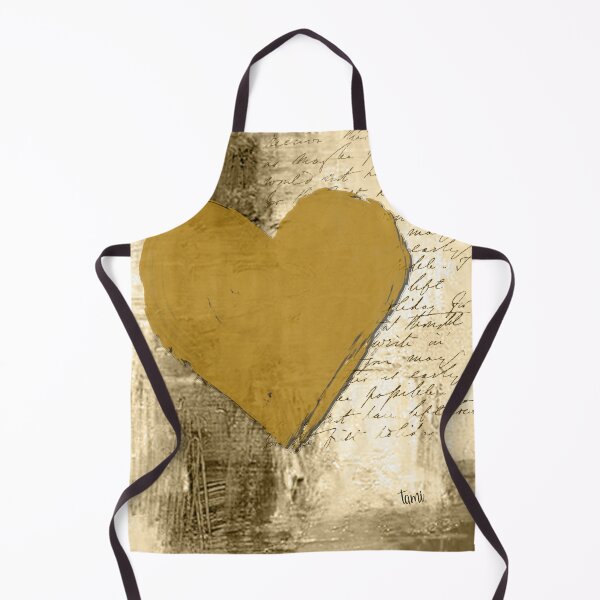 Item preview, Yellow heart on green background, portrait designed and sold by a3-studio.