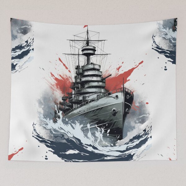 Item preview, Battle Ship: Unveiled Maritime Might designed and sold by Piotrek0001.