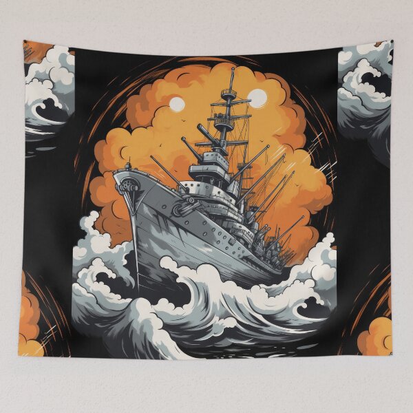 Item preview, Battle Ship: Unveiled Maritime Might designed and sold by Piotrek0001.