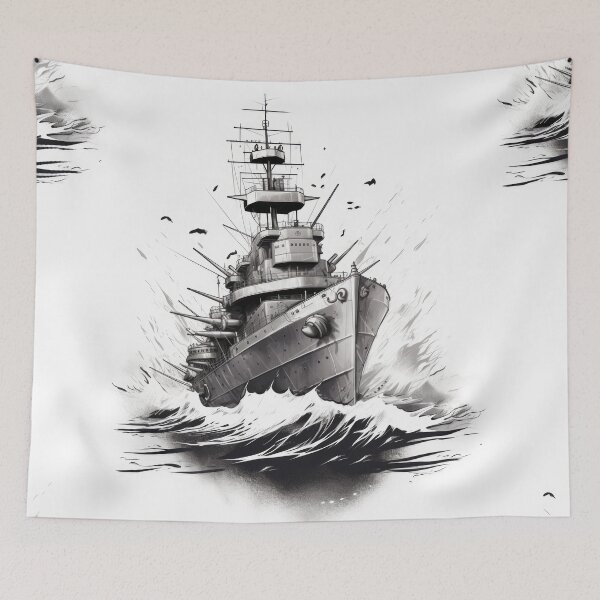 Item preview, Battle Ship: Unveiled Maritime Might designed and sold by Piotrek0001.
