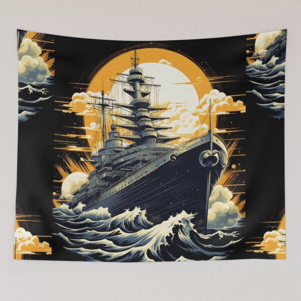 Item preview, Battle Ship: Unveiled Maritime Might designed and sold by Piotrek0001.