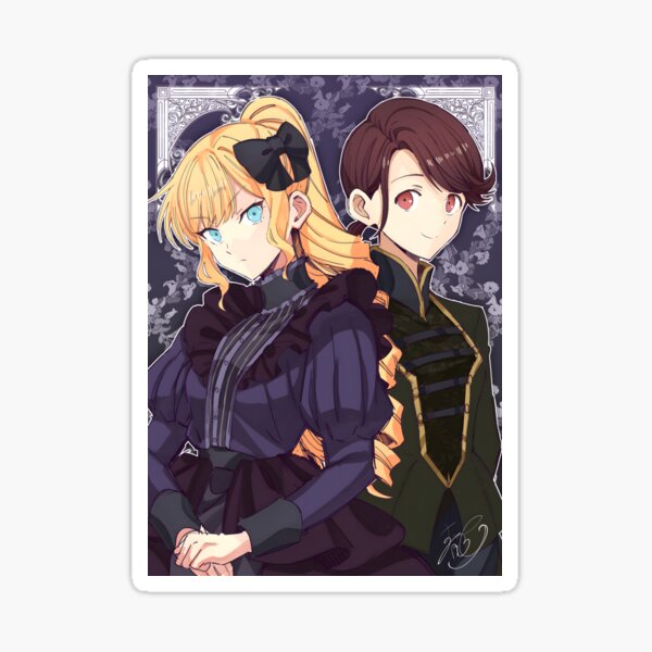 Rei x Claire, Watashi no Oshi wa Akuyaku Reijou, Yuri Anime, I'm In Love  with The Villainess Wataoshi Sticker for Sale by Everyday Inspiration