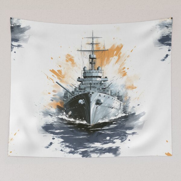Item preview, Battle Ship: Unveiled Maritime Might designed and sold by Piotrek0001.