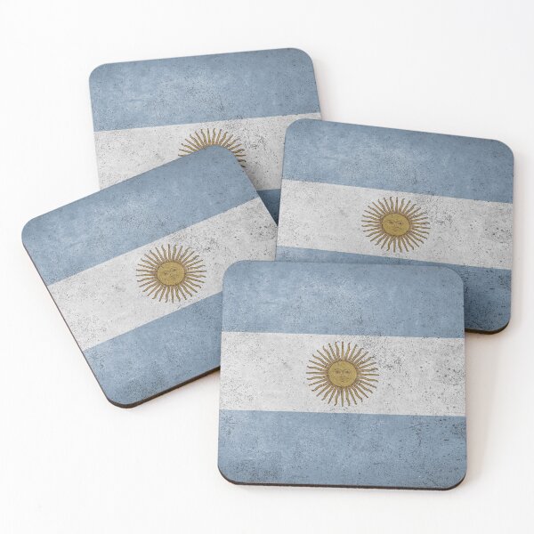 Item preview, Distressed, Old, Faded & Worn Flag of Argentina (Bandera Argentina) designed and sold by STUDIO-72.