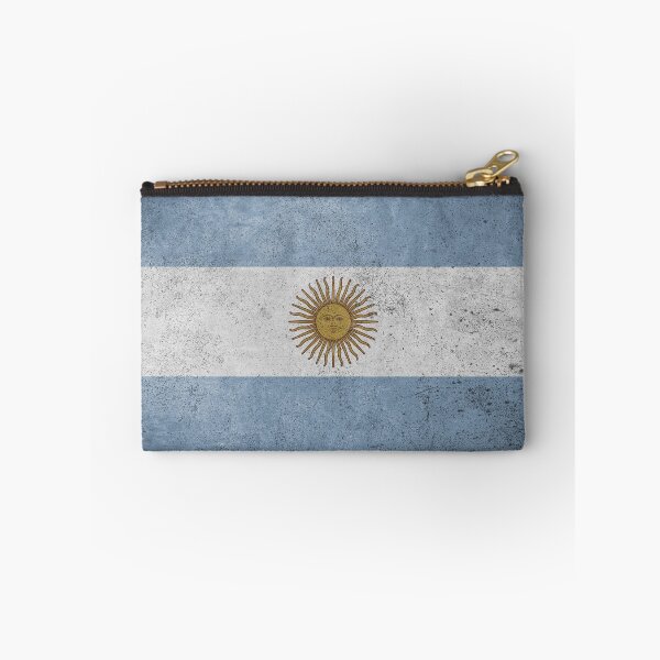 Aperçu de l'œuvre Drapeau argentin (Bandera Argentina) abîmé, ancien, décoloré et usé créée et vendue par STUDIO-72.