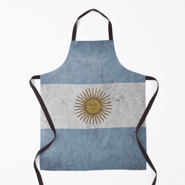 Aperçu de l'œuvre Drapeau argentin (Bandera Argentina) abîmé, ancien, décoloré et usé créée et vendue par STUDIO-72.