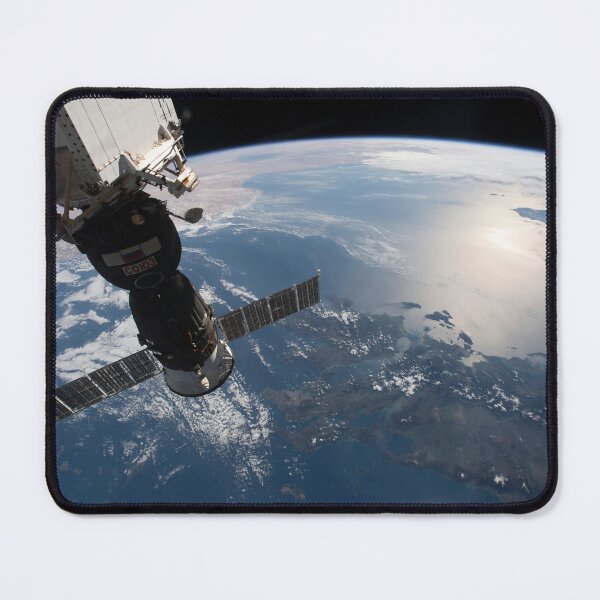 Item preview, STK205071S-The Soyuz MS-12 spacecraft docked to the Rassvet module. designed and sold by StocktrekImages.