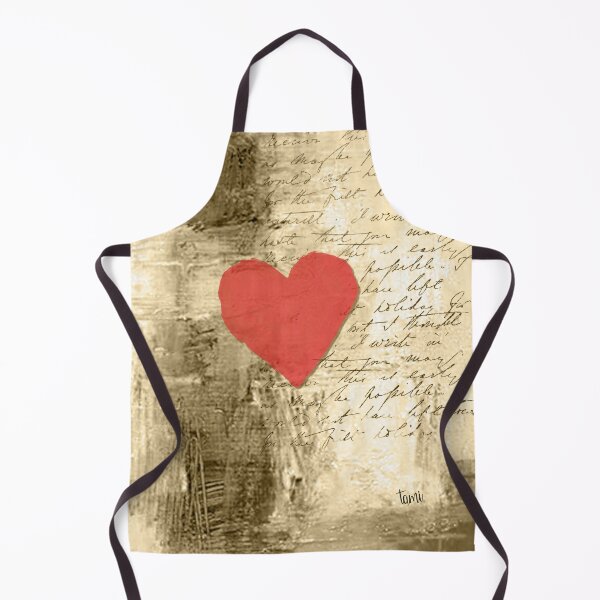 Item preview, Red heart on green background, portrait designed and sold by a3-studio.