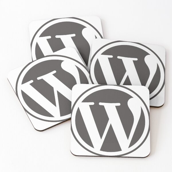 Item preview, WordPress Grey Logo Sticker  designed and sold by burakgulnar.