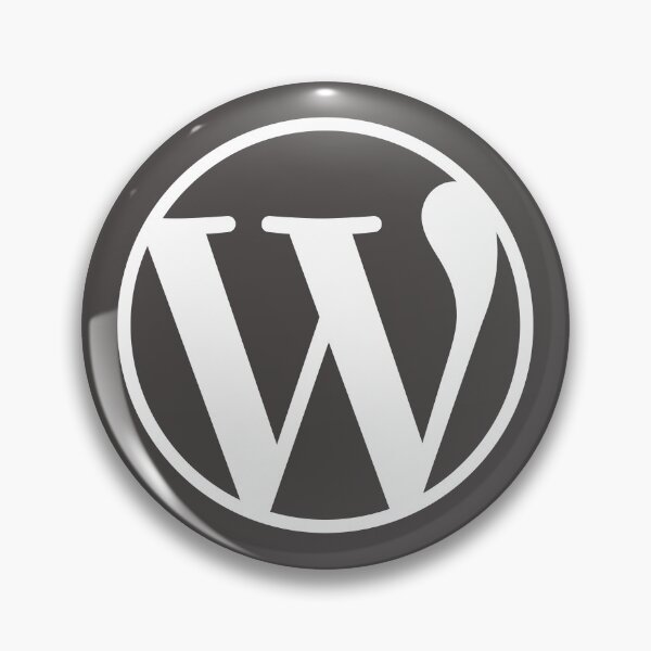 Item preview, WordPress Grey Logo Sticker  designed and sold by burakgulnar.