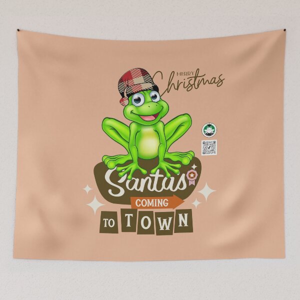 Item preview, Happy Frog Prince NFTs, Merry Christmas, https://opensea.io/collection/happy-frog-prince designed and sold by TPOP-SOFTPOWER.