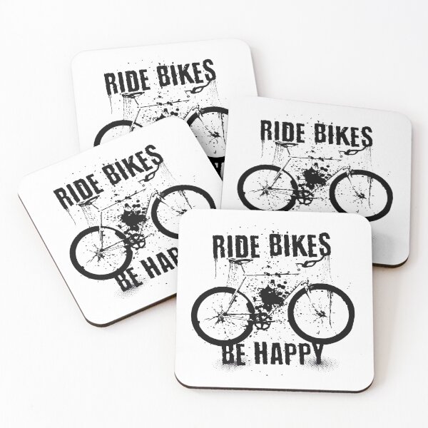 Item preview, Ride bikes be happy - bicycle modern style shirt - cycling designed and sold by Shirtilike.