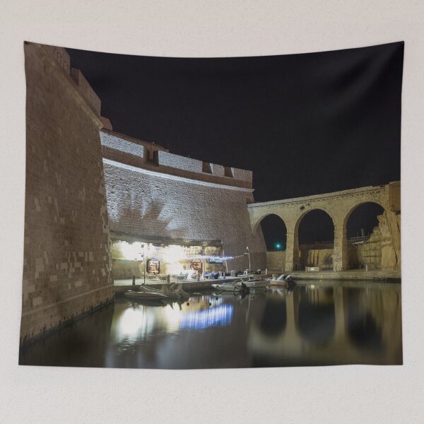 Item preview, Brilliantly lit Yachtie Lounge at Fort Saint Angelo in Vittoriosa Malta  designed and sold by Georgia Mizuleva.